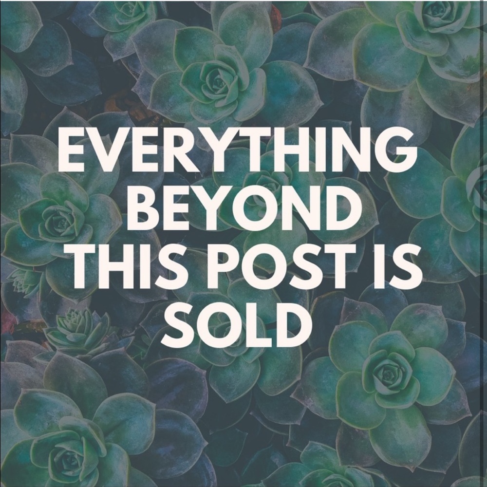 SOLD BEYOND THIS POINT